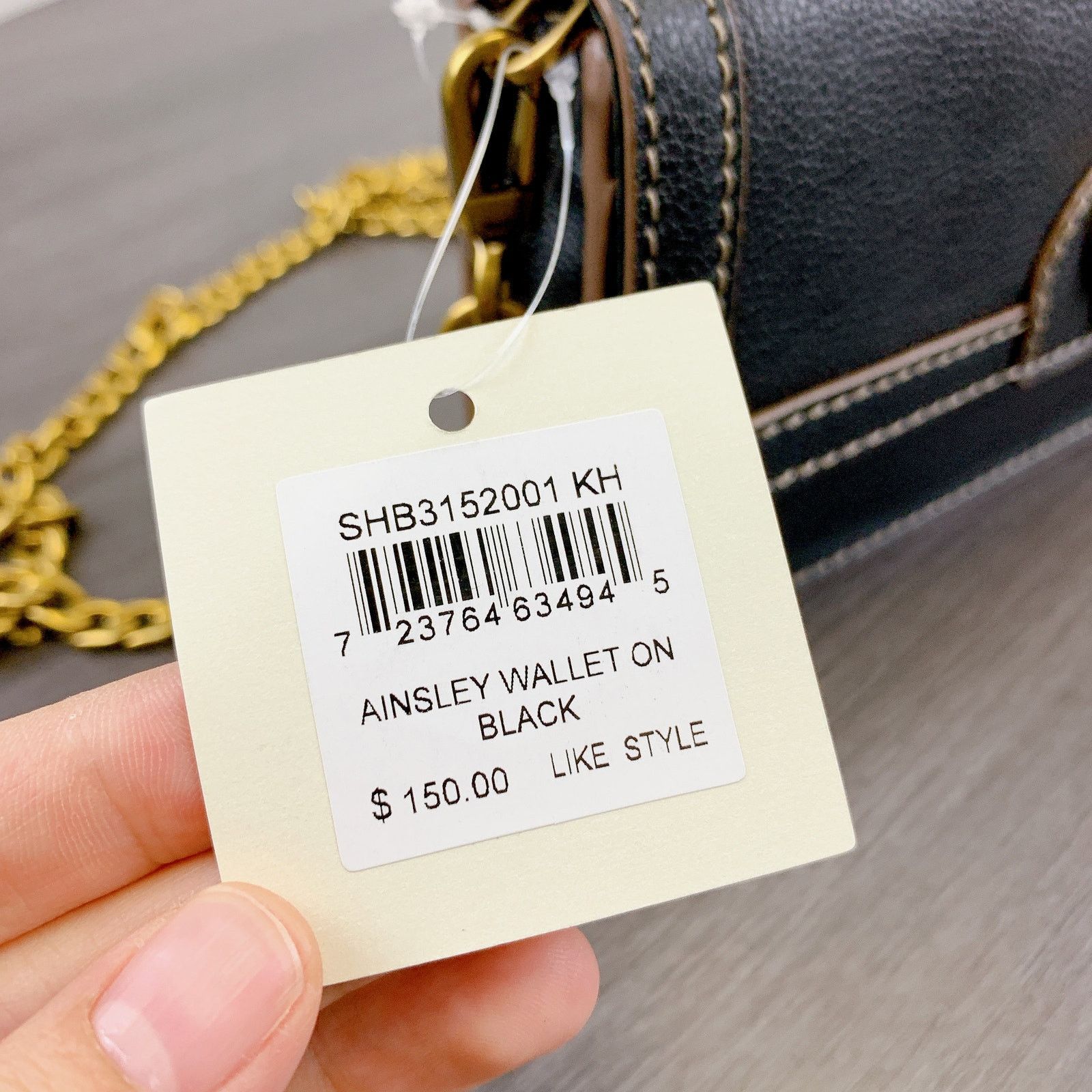 Fossil Fossil SHB3152001 Ainsley Wallet Crossbody IN Black Size ONE SIZE - 10 Thumbnail