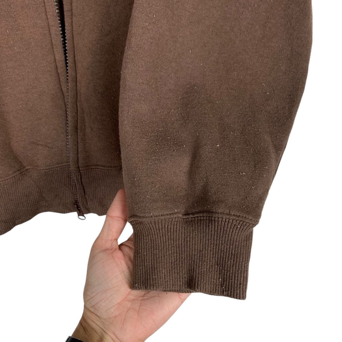 Cartoon Network PEANUTS SNOOPY Big Logo Zipper Brown Hoodies #0733-C33 Size US M / EU 48-50 / 2 - 15 Thumbnail