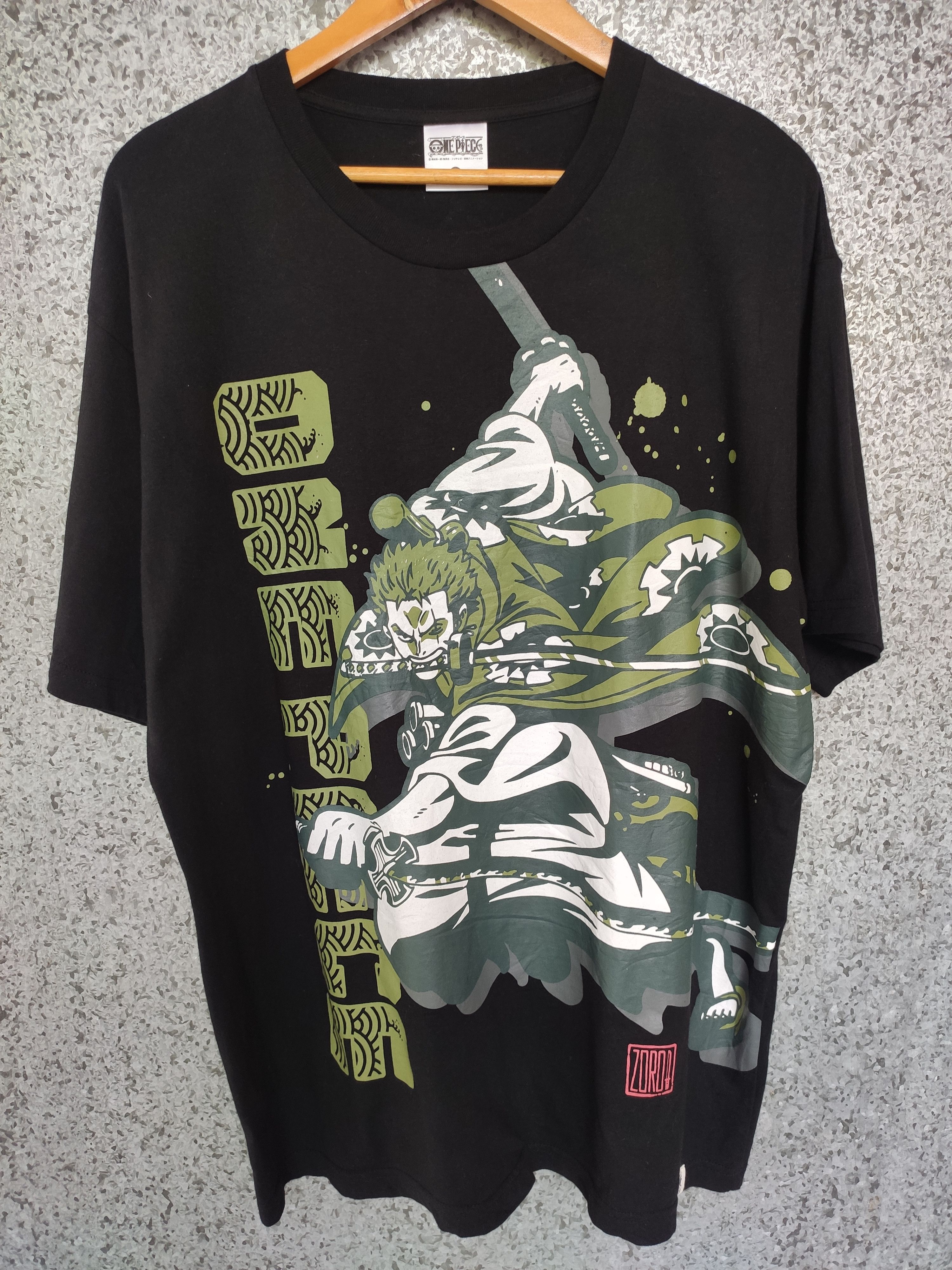 Anime Vintage One piece t shirt Zoro Size US XL / EU 56 / 4 - 1 Thumbnail