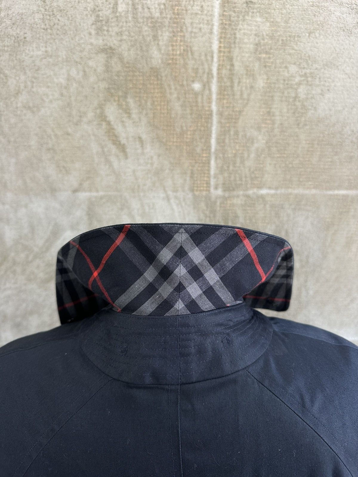 Burberry × Vintage Vintage Monogram Burberrys Nova Check Trench Coat Jacket Size L / US 10 / IT 46 - 8 Thumbnail