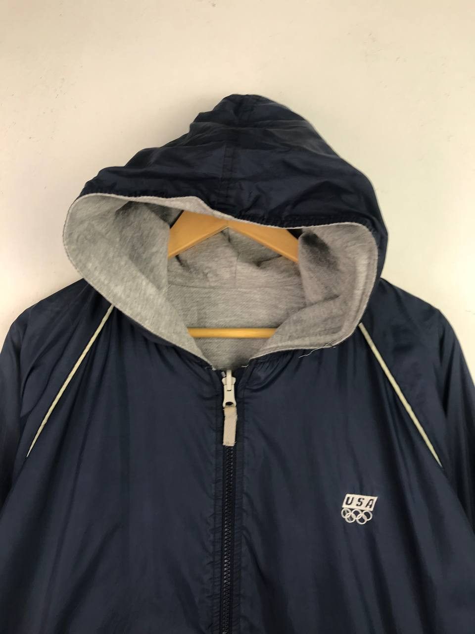 JCPenney × USA Olympics × Vintage Vintage JC Penny Team USA Olympics Reversible Windbreaker Size US L / EU 52-54 / 3 - 10 Thumbnail