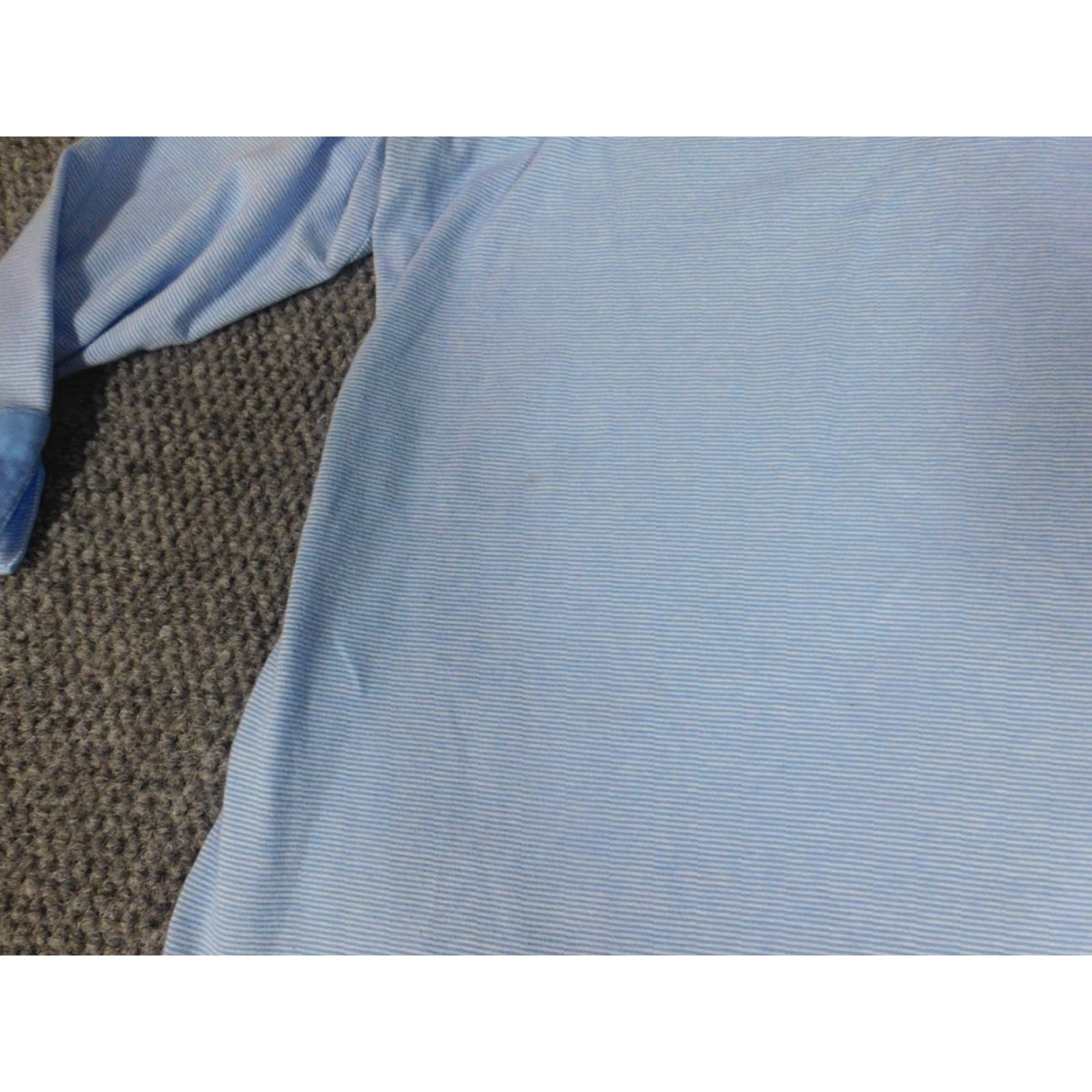 Croft & Barrow Croft & Barrow Blouse Womens Large Blue Striped Crew Neck Long Sleeve Pullover Casual Cotton Rayon Regular Classic Stretch Size L / US 10 / IT 46 - 4 Thumbnail
