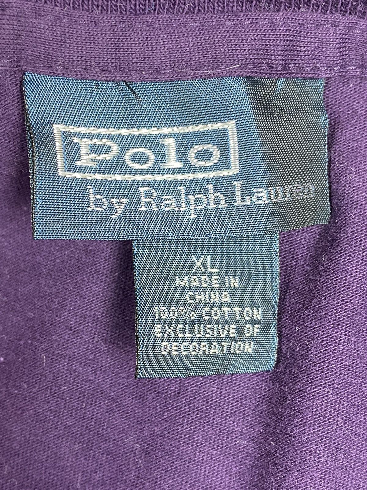 Polo Ralph Lauren × Vintage Vintage Polo Ralph Lauren Basic Hype Tee T Shirt Size US XL / EU 56 / 4 - 7 Thumbnail