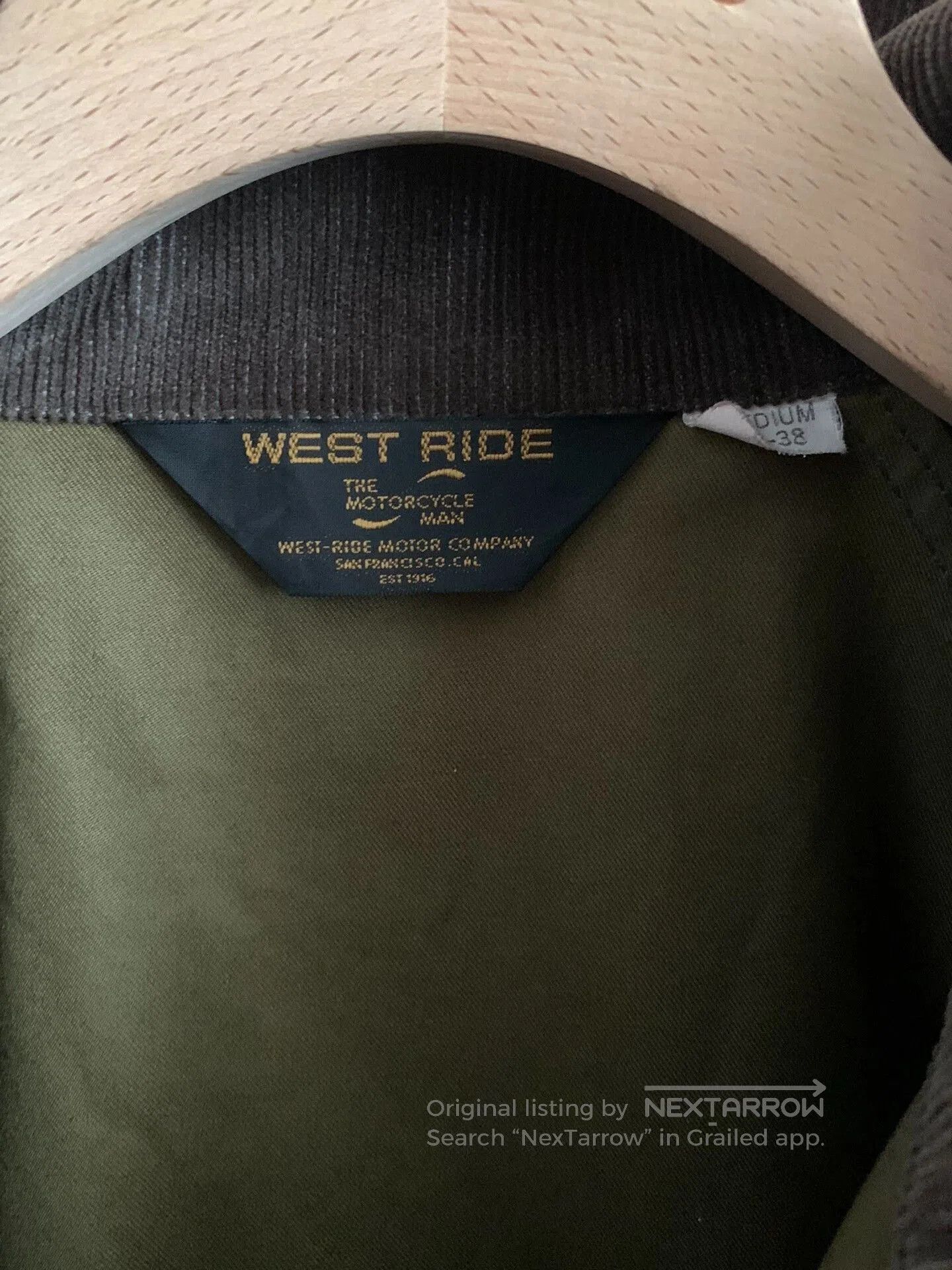 WEST RIDE westride functional style jacket in olive green. Size US M / EU 48-50 / 2 - 7 Thumbnail
