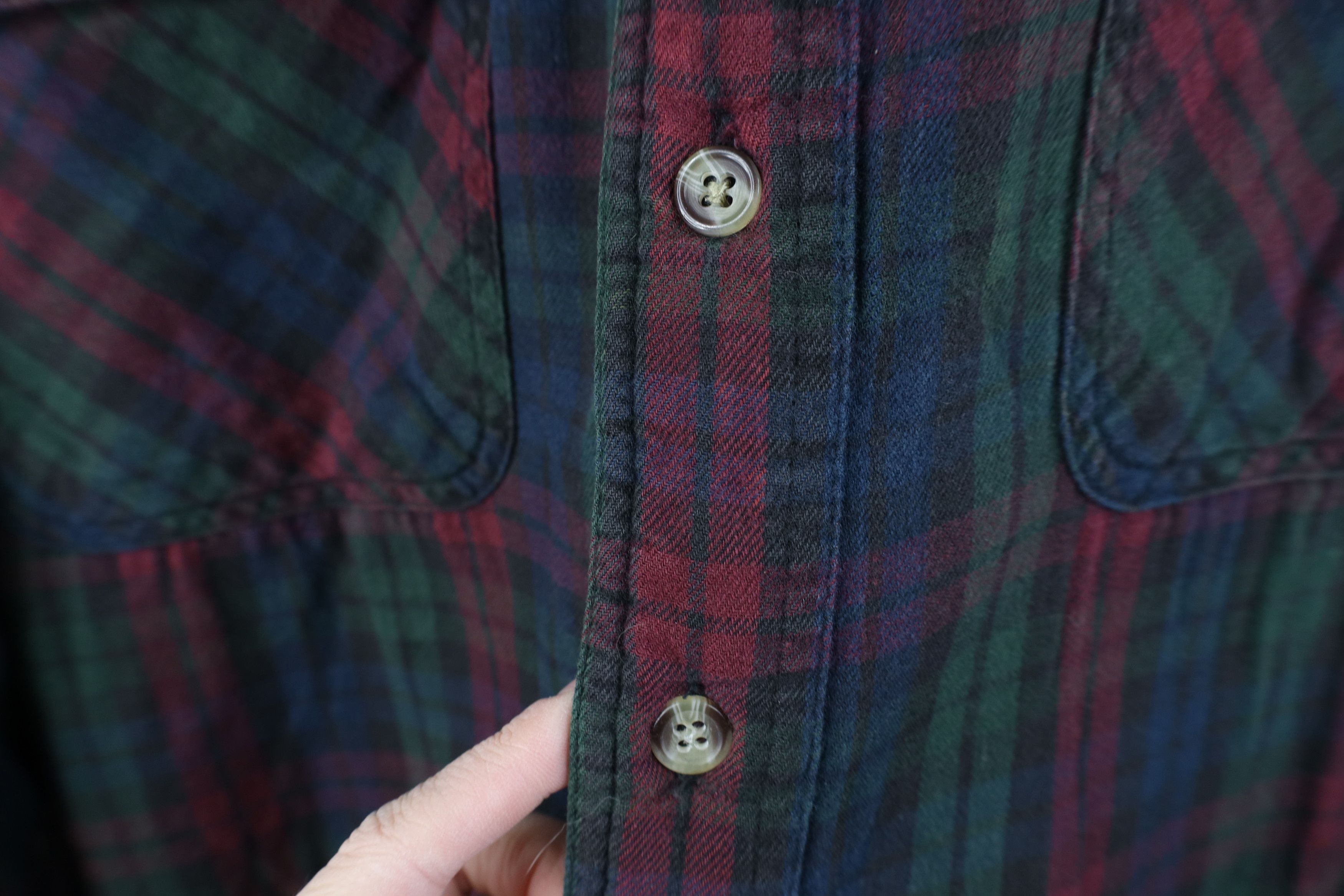 Vintage Vintage 90s Streetwear Fleece Lined Flannel Shirt Jacket Jac Size US L / EU 52-54 / 3 - 4 Thumbnail