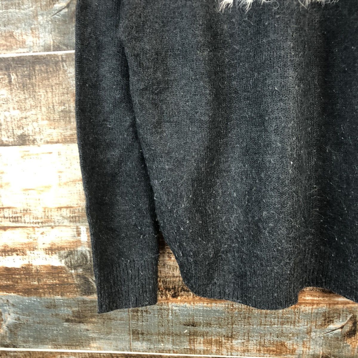 Japanese Brand DL Antiqulothes Black Knitwear #C750 Size S / US 4 / IT 40 - 7 Thumbnail