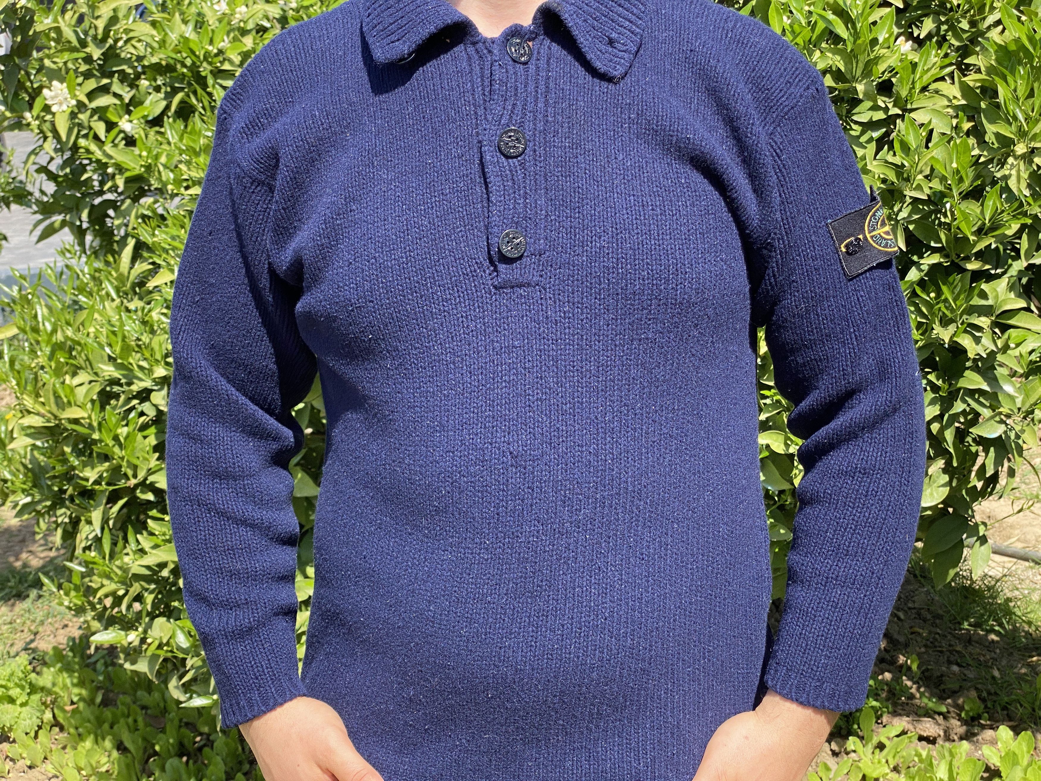 Stone Island Archive 1994 Stone Island Light Pullover Marina Size M Size US M / EU 48-50 / 2 - 3 Thumbnail