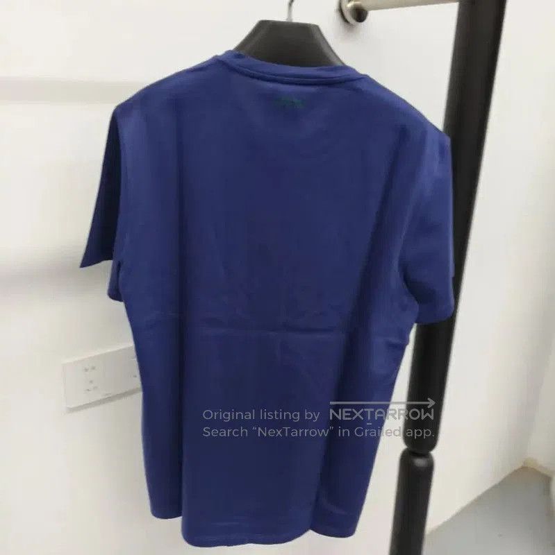 Versace Versace Blue Cotton Men's T-Shirt . Size US S / EU 44-46 / 1 - 2 Thumbnail