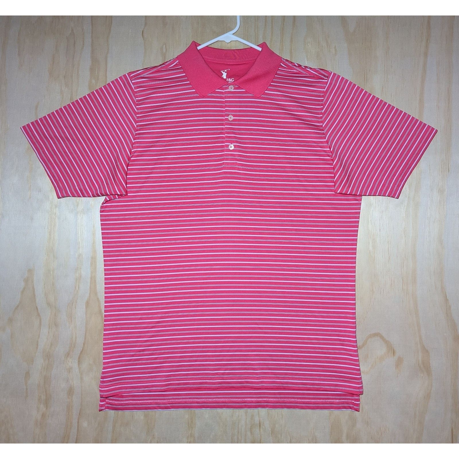 Other Fairway & Greene Men's Large F&G Tech Polo Shirt Striped Size US L / EU 52-54 / 3 - 1 Thumbnail