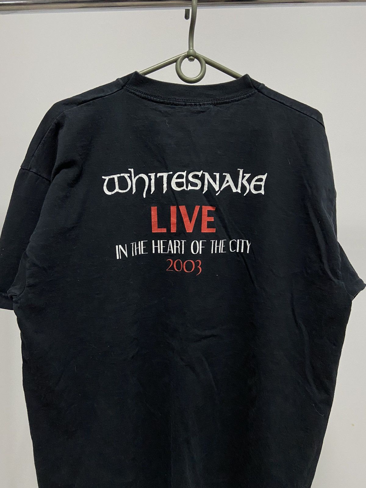 Vintage Whitesnake 2013 T Shirt Big Logo in the heart of the city Size US XL / EU 56 / 4 - 4 Thumbnail
