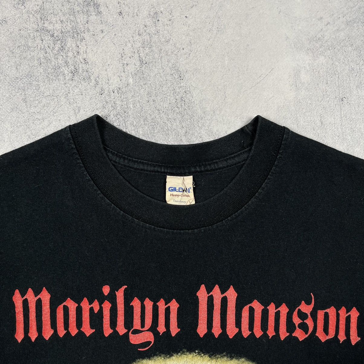 Band Tees Vintage Marilyn Manson face Rock Band T Shirt 90’s Size US S / EU 44-46 / 1 - 9 Thumbnail