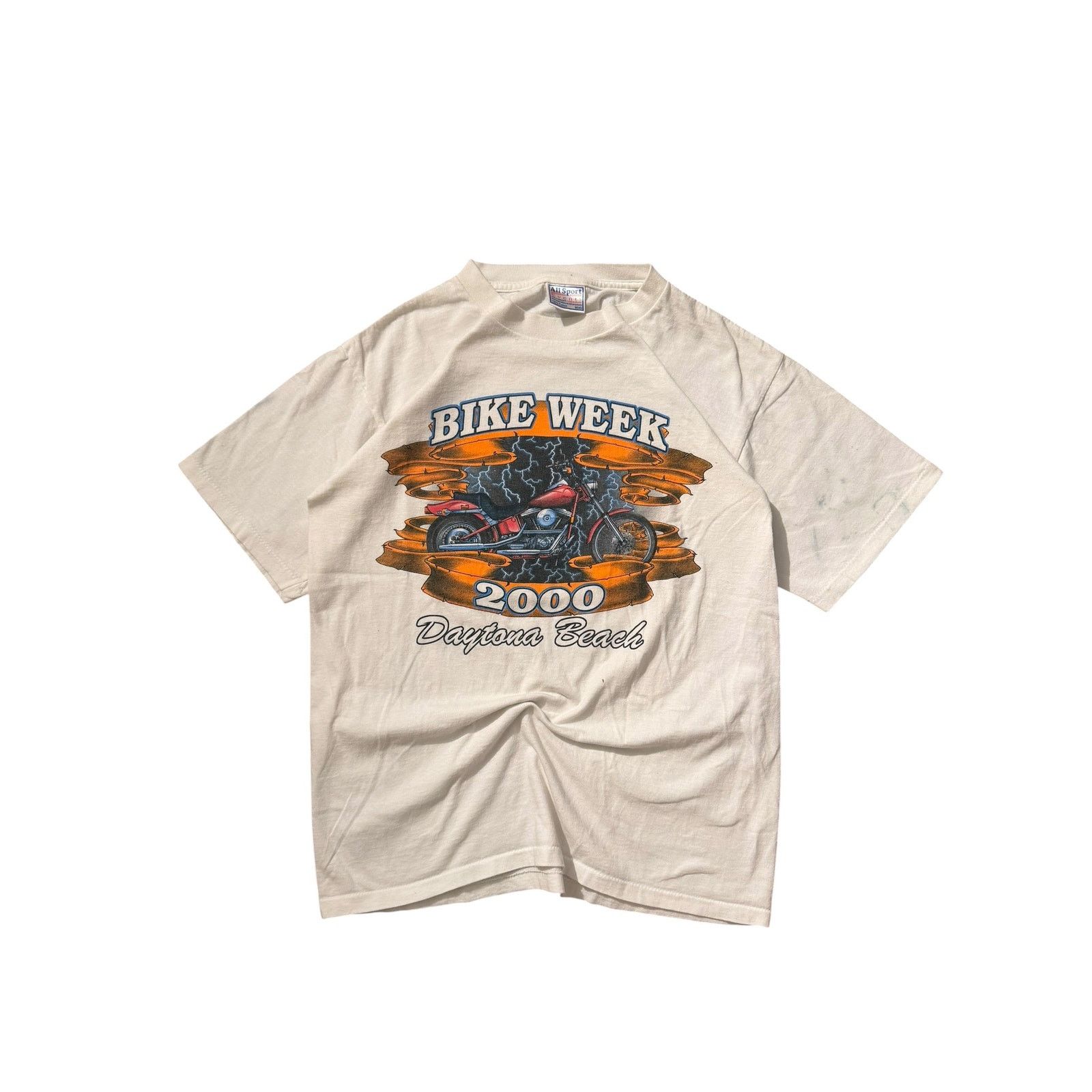 Vintage Vintage Bike Week 2000 Daytona Beach Lightning Chopper Tee Size US L / EU 52-54 / 3 - 1 Thumbnail