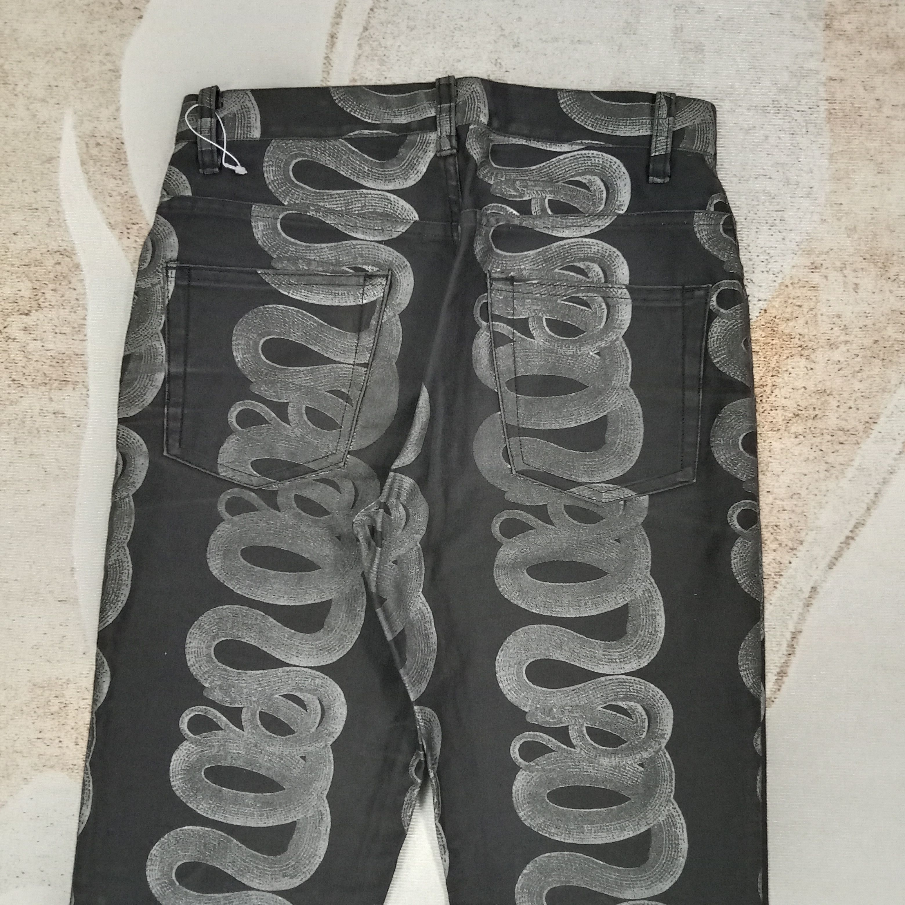 Hysteric Glamour Hysteric Glamour Japanese Snake Denim Jeans C265N11 Size 25" / US 0 / IT 36 - 9 Thumbnail