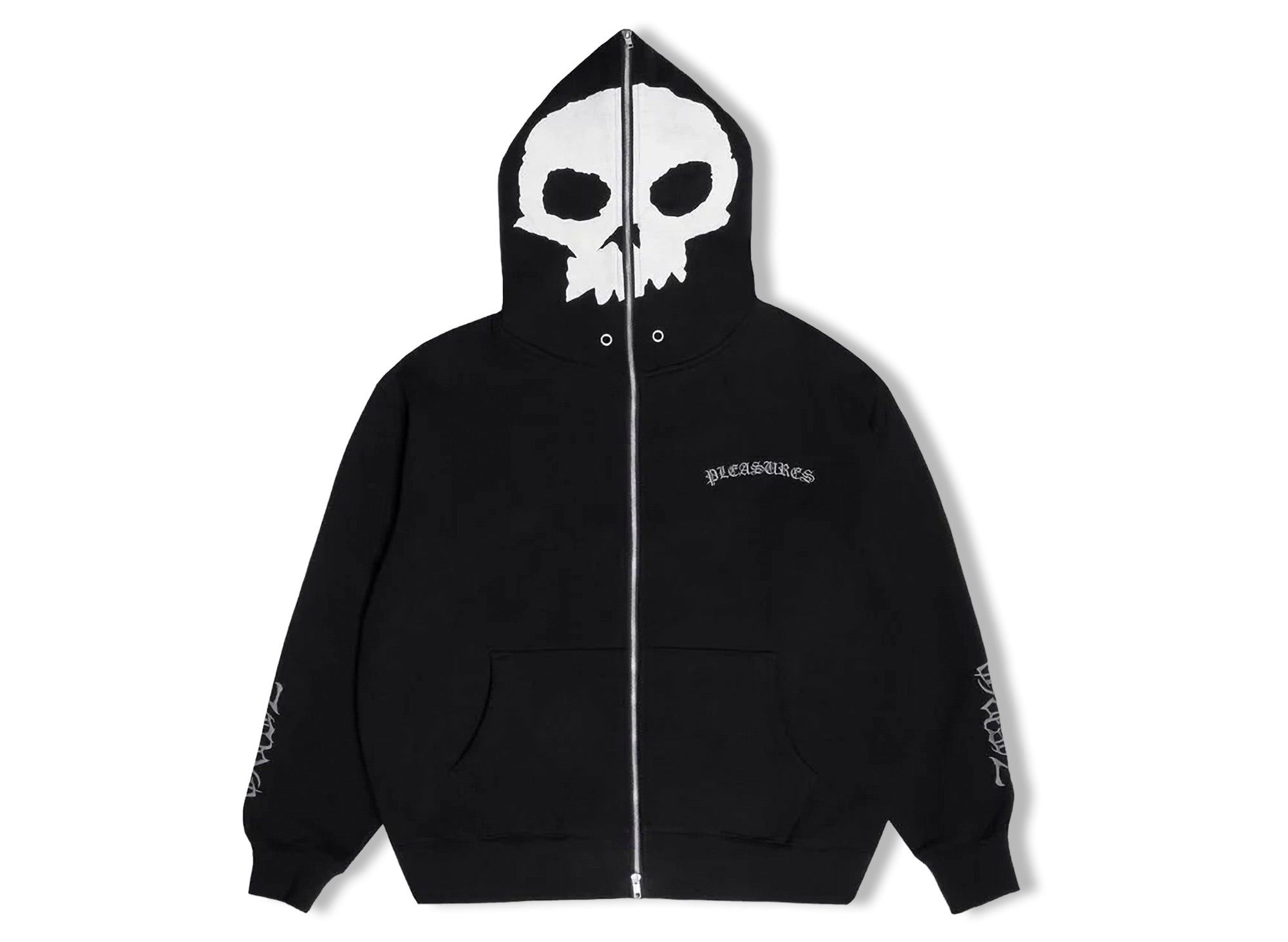 BALACLAVA ZIP HOODIE IN BLACK