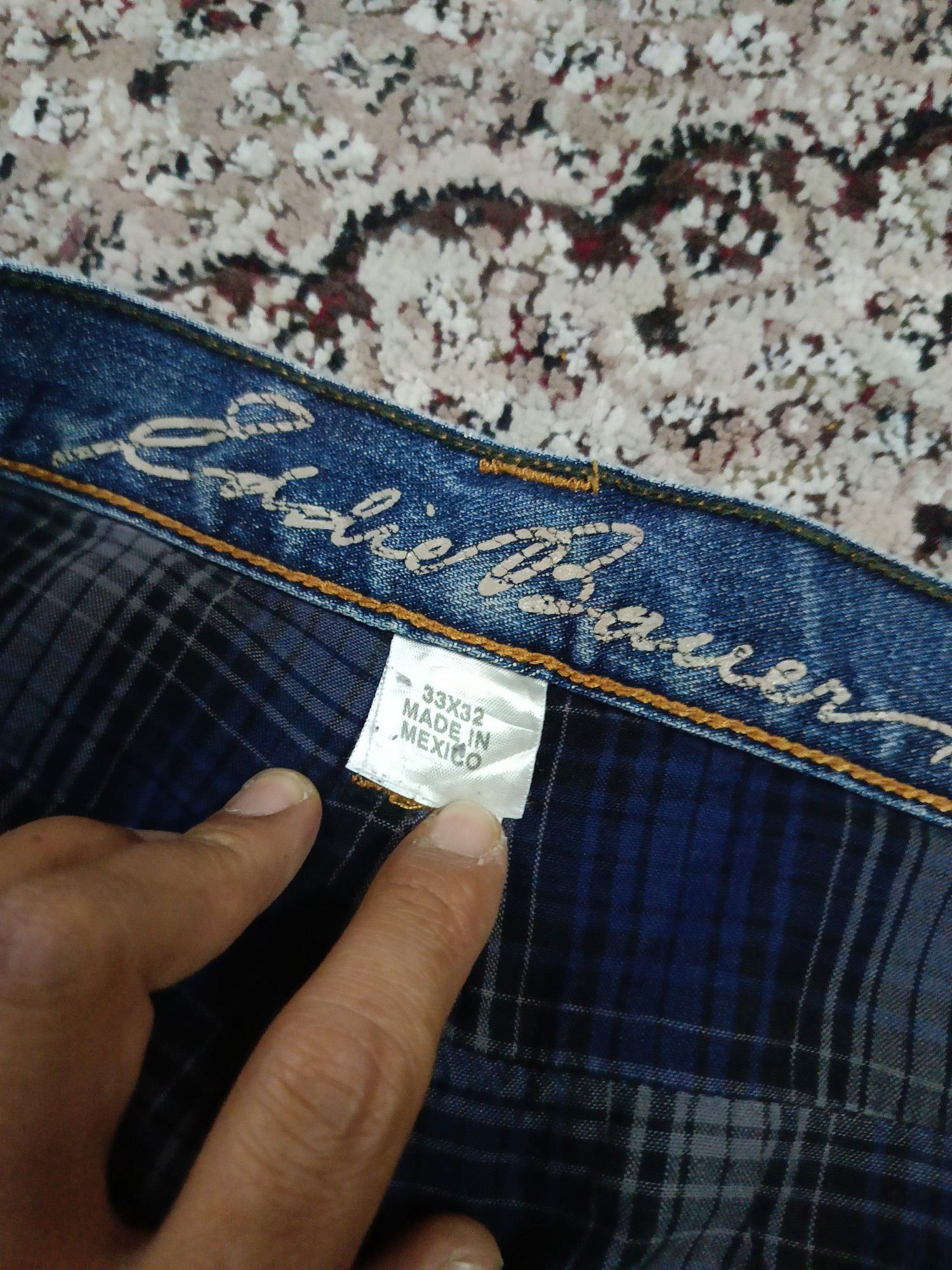 Eddie Bauer Eddie Bauer Distressed Denim Size US 33 - 3 Thumbnail