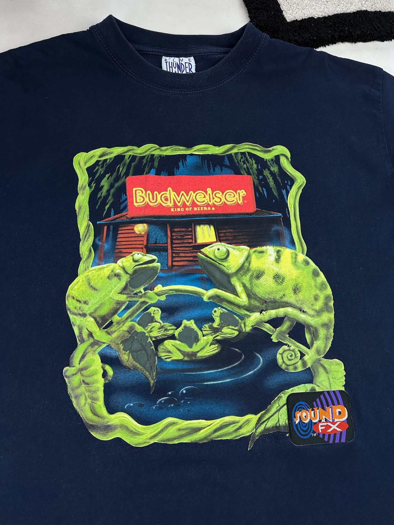 Budweiser Vintage Budweiser Tee T-Shirt 90s Size US XL / EU 56 / 4 - 2 Thumbnail