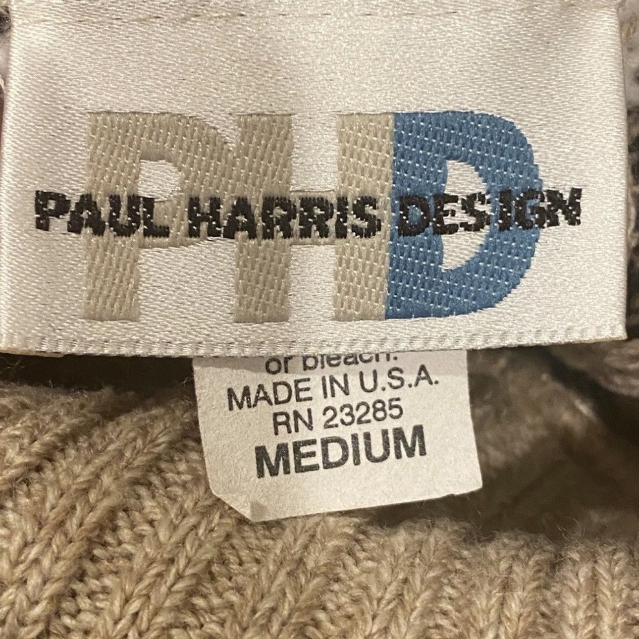 Vintage Vintage 90s Fair Isle Turtleneck Sweater Neutral M Ski Size M / US 6-8 / IT 42-44 - 3 Thumbnail