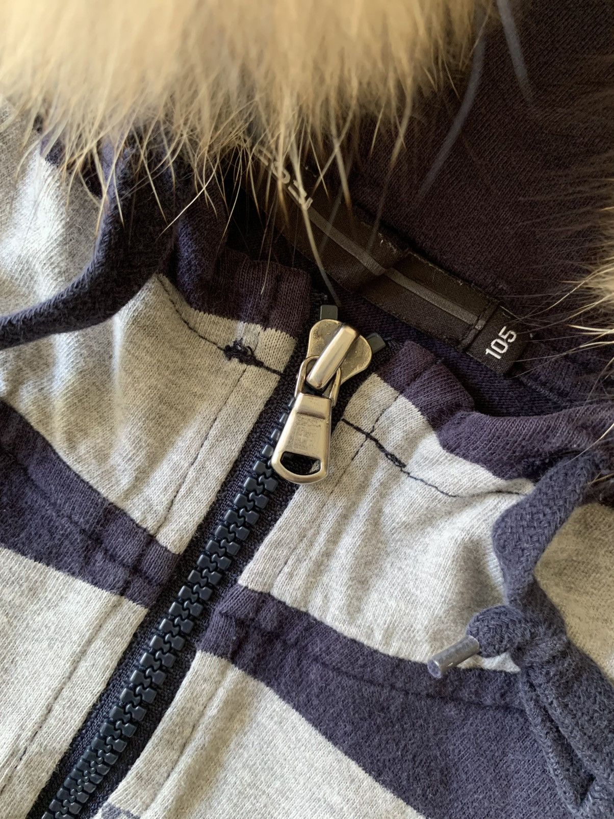 20471120 PUNK POEM JAPANESE FUR ZIP HOODIE IF SIXWASNINE LGB STYLE Size US L / EU 52-54 / 3 - 4 Thumbnail