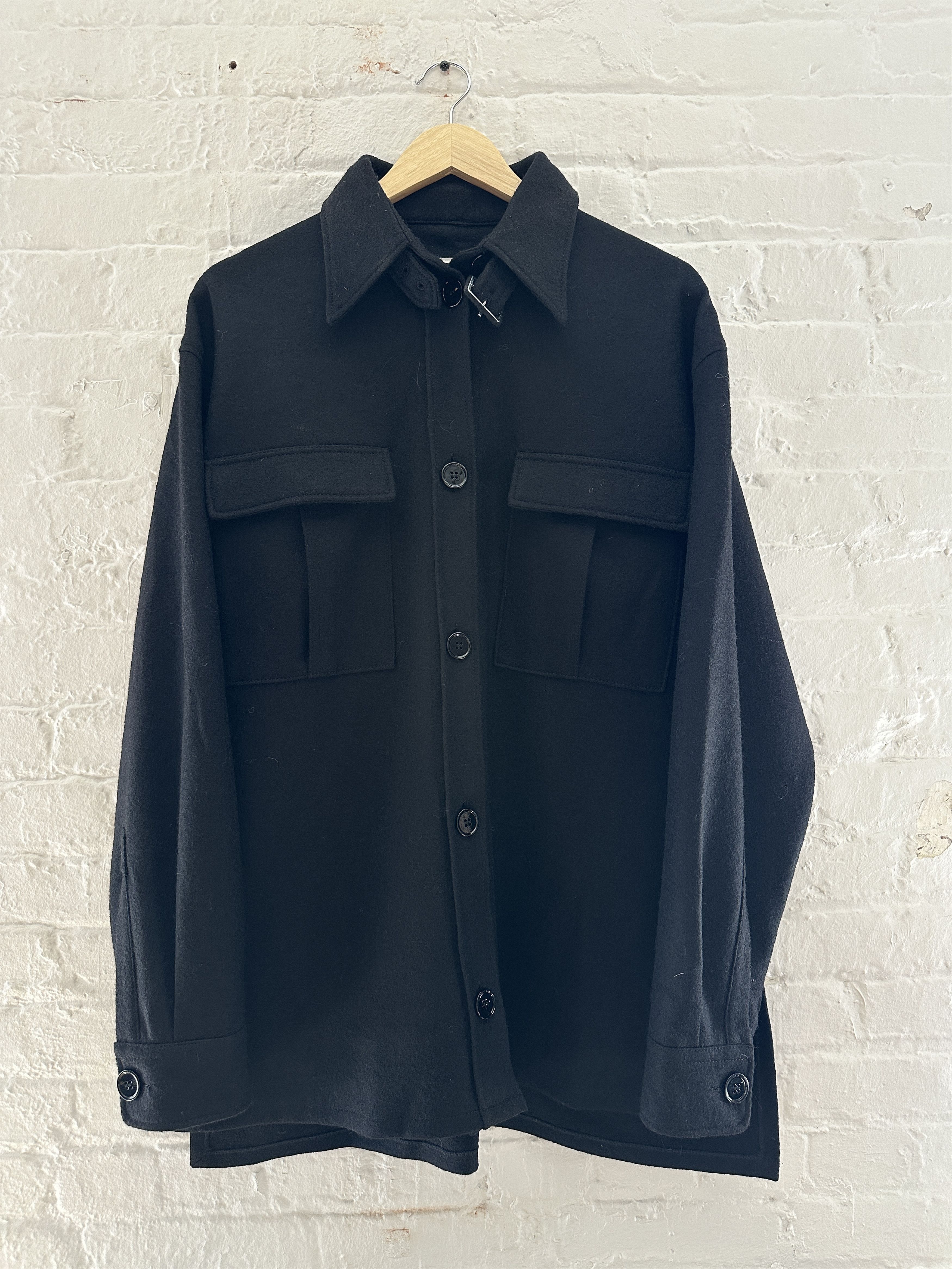 Maison Margiela Maison Margiela Wool Overshirt Size US XXL / EU 58 / 5 - 1 Thumbnail