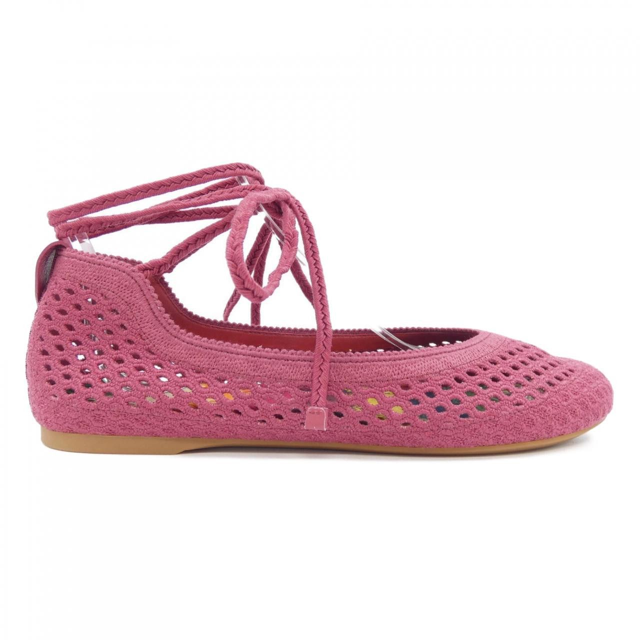 Dior Dior Christian Dior DIOR POEME Mesh Cotton Flat Shoes Cotton Shoes KCB687EMD DUTY FREE for USA Size ONE SIZE - 1 Thumbnail