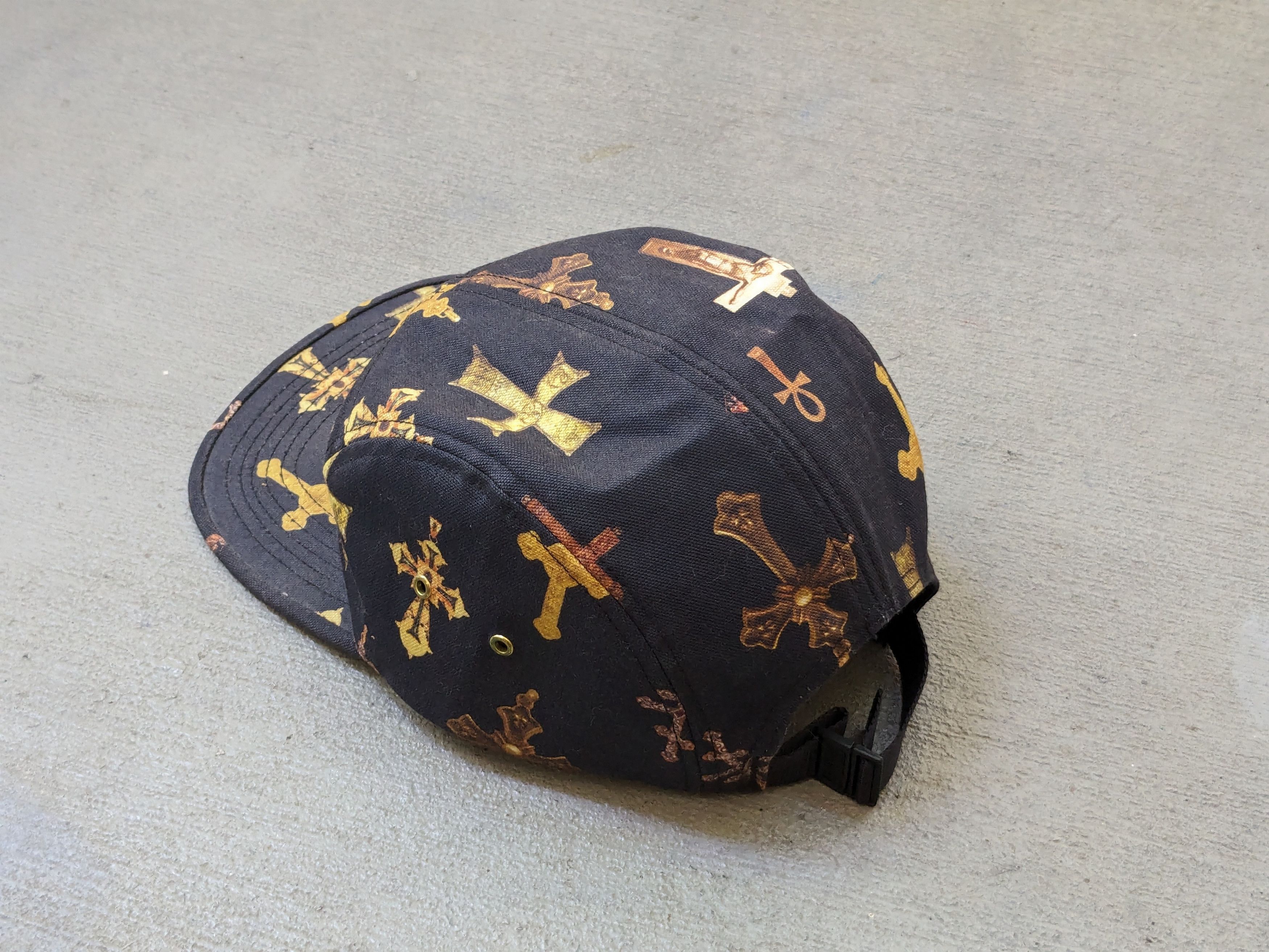 Supreme Supreme Crosses Camp Hat Black SS/13 Bogo Box Logo Size ONE SIZE - 8 Thumbnail