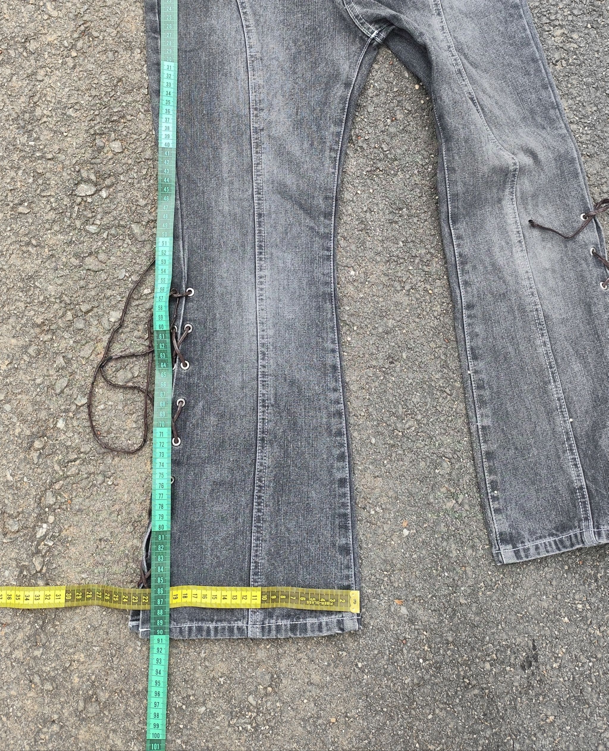 Japanese Brand Vintage Japanese Flare Bondage Pant - B_J/1124/3 Size 22" - 16 Thumbnail