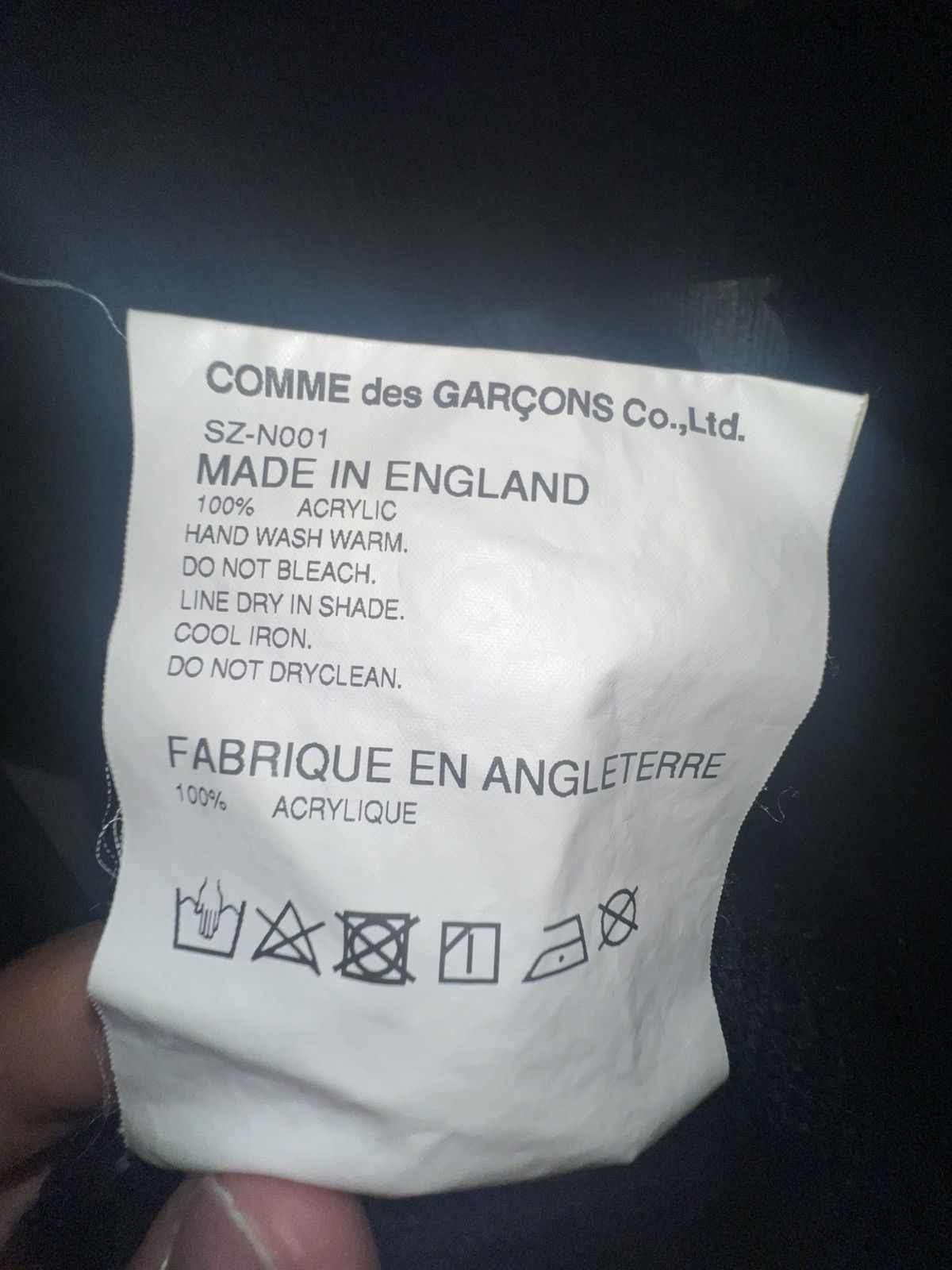 Comme des Garcons CDG logo knit Size US L / EU 52-54 / 3 - 5 Thumbnail