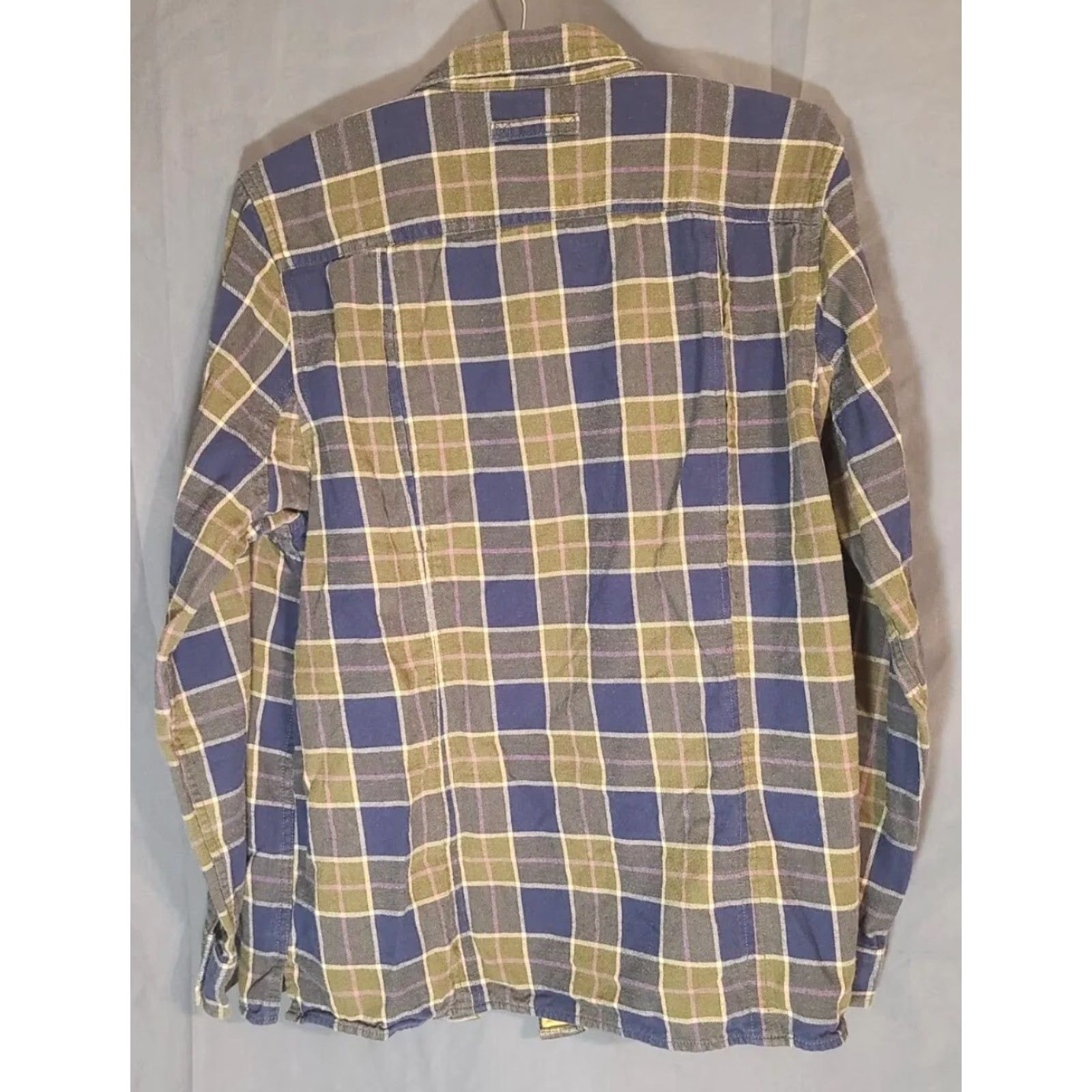 CO Duluth Trading Co Mens Large Plaid Blue Green Brown Long Sleeve Button-Up Shirt Shirt L Multicolor Flannel Cotton Button-Down Pocket Casual Workwear Size US L / EU 52-54 / 3 - 3 Thumbnail