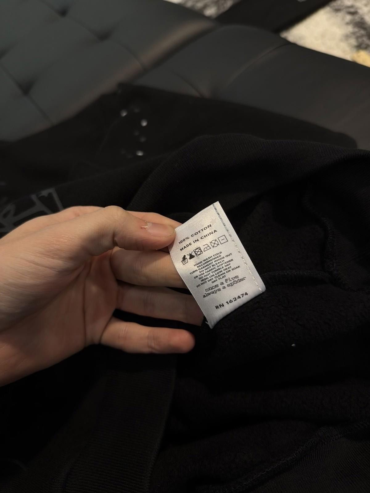 Sp5der Sp5der Black VVS Stone Hoodie Size (Small) 2026 Authentic Size US S / EU 44-46 / 1 - 8 Thumbnail