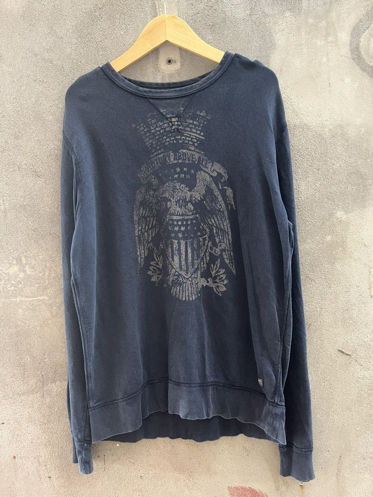 Denim & Supply Ralph Lauren × Ralph Lauren Denim & Supply RL Eagle Sweatshirt Vintage Navy Size US XL / EU 56 / 4 - 1 Thumbnail
