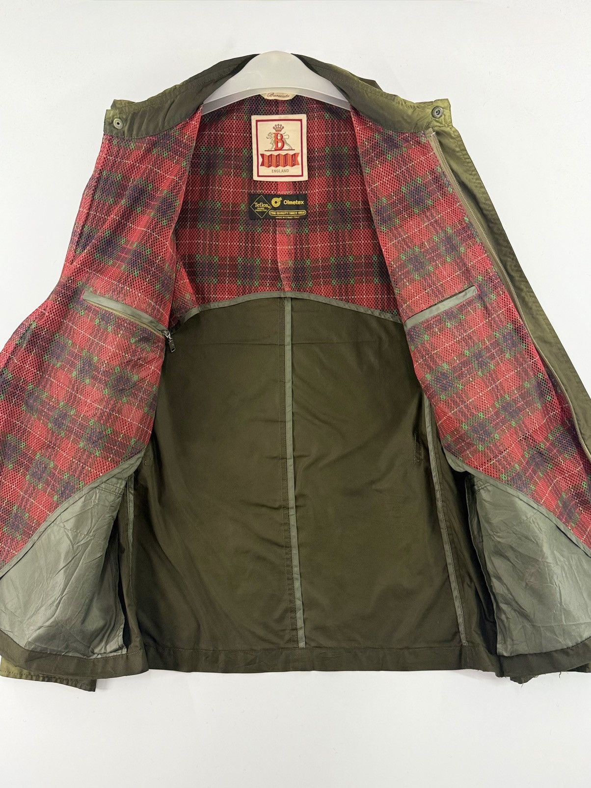 Baracuta 🔥 Baracuta ENGLAND Olmetex Very Distressed Light Jacket -M Size US S / EU 44-46 / 1 - 14 Thumbnail
