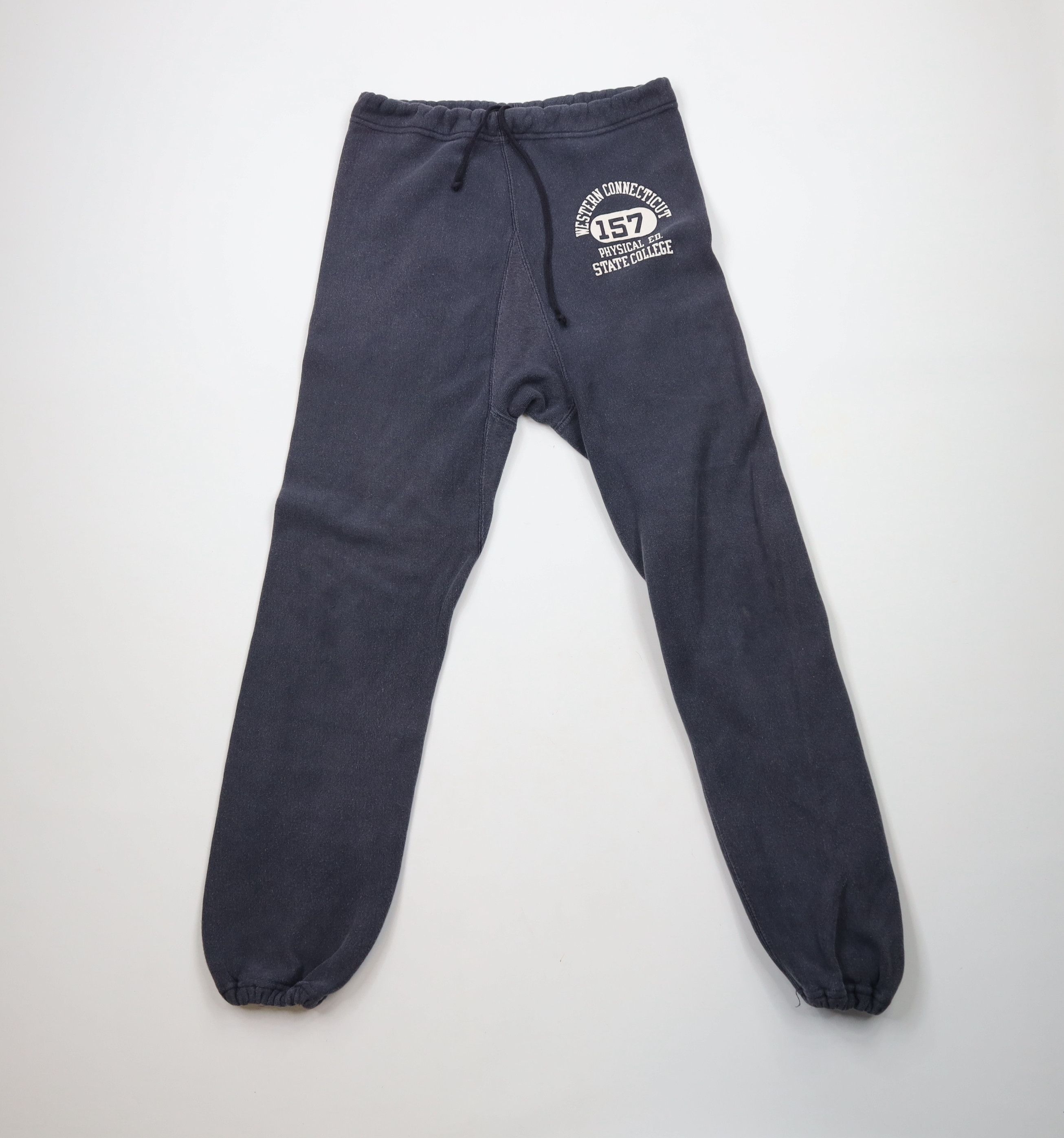 Champion × Vintage Vintage 60s Champion Reverse Western Connecticut Sweatpants Size US 34 / EU 50 - 1 Thumbnail