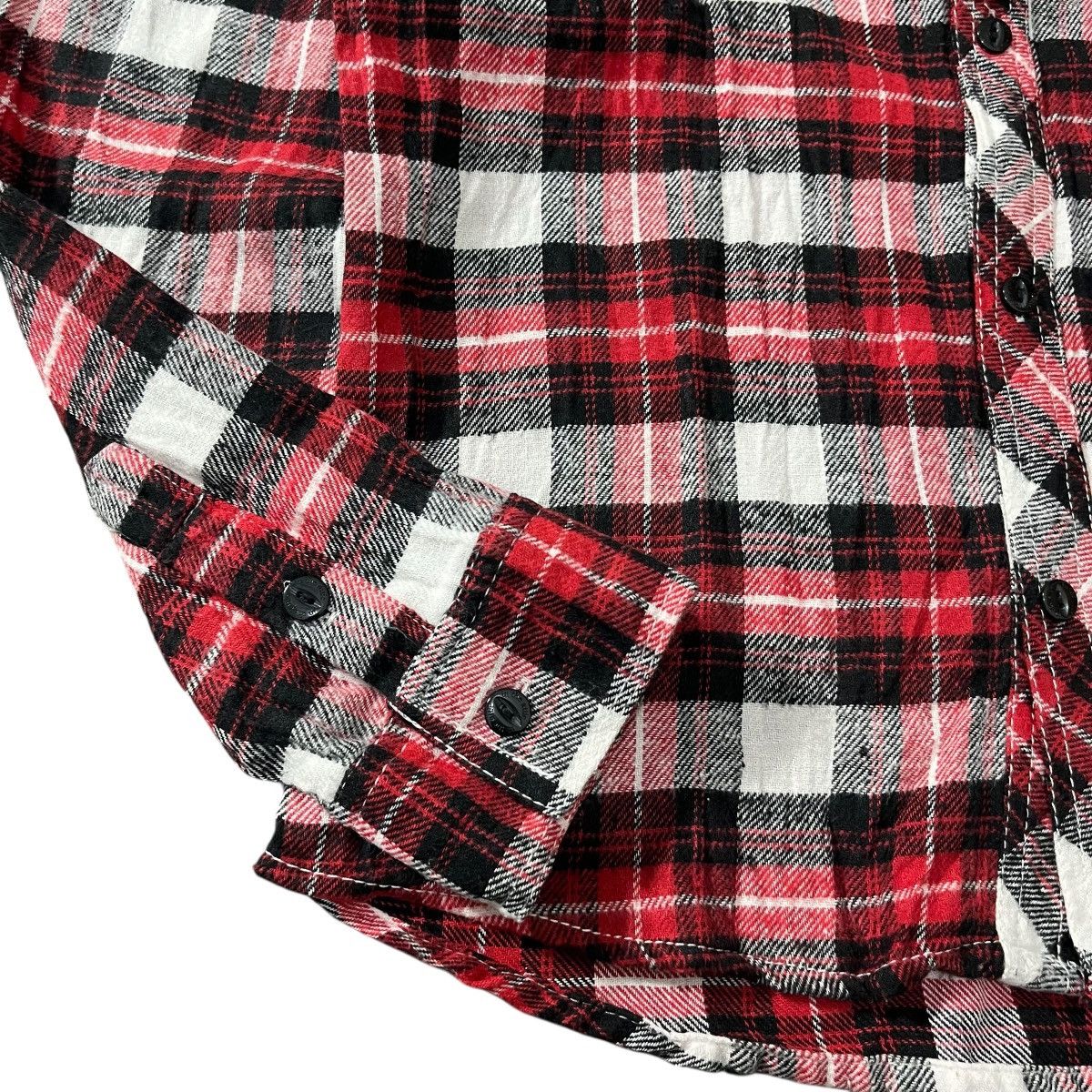 Japanese Brand IN THE ATTIC Plaid Flanel Shirt ifsix gothic style Size US M / EU 48-50 / 2 - 5 Thumbnail