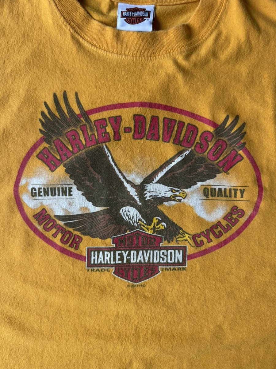 Harley Davidson Vintage Y2K Harley Davidson Olympia Washington Eagle Shirt Size US XL / EU 56 / 4 - 2 Thumbnail