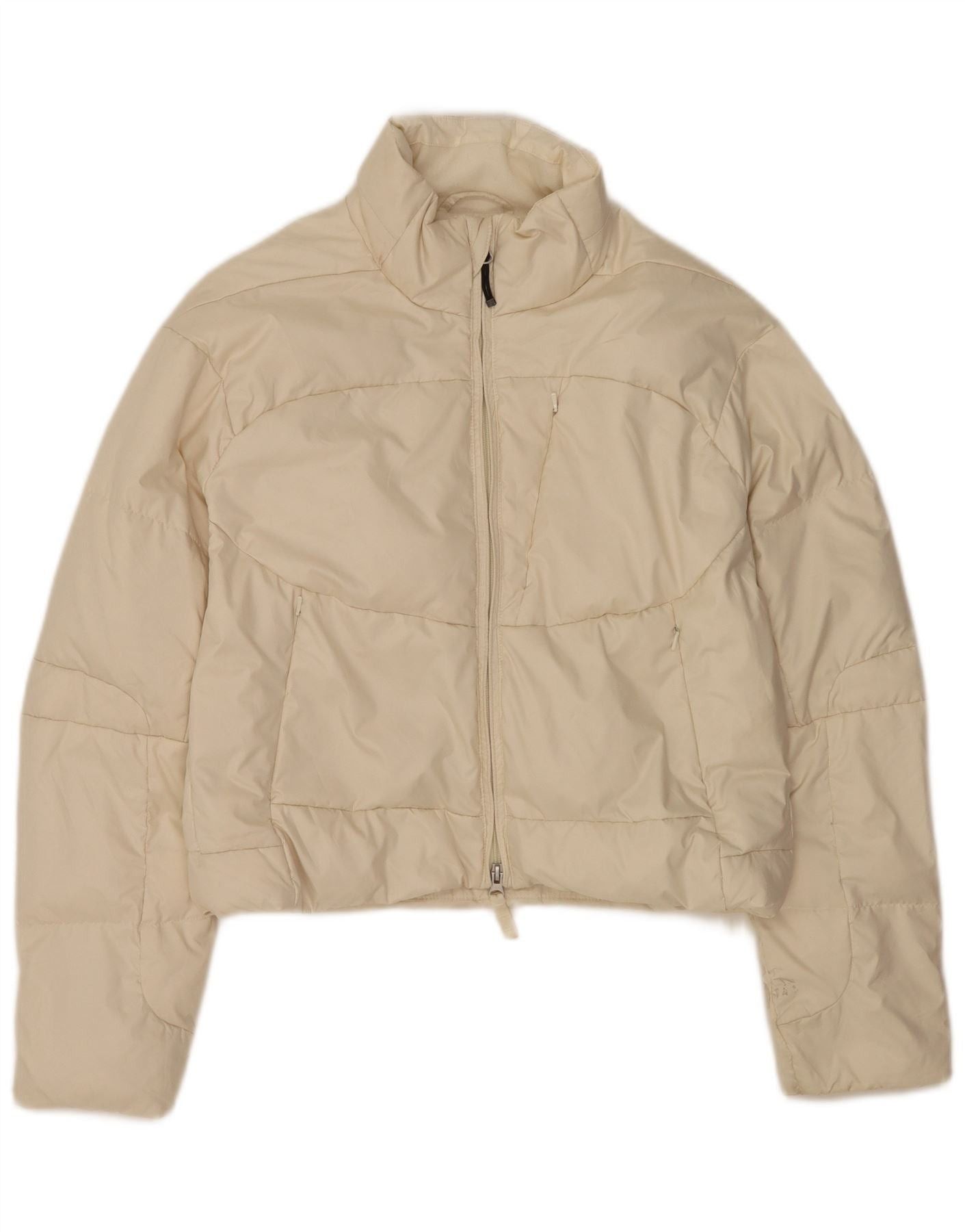 Ralph Lauren Womens Crop Padded Jacket UK 14 Medium Off White Polyester Size M / US 6-8 / IT 42-44 - 1 Thumbnail