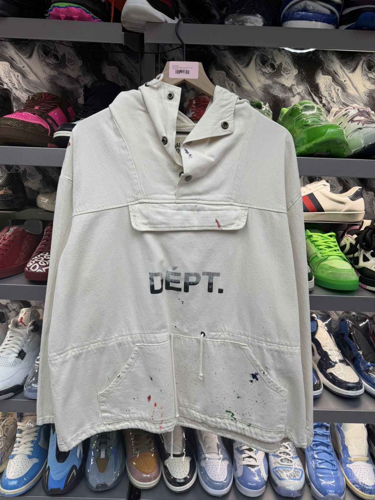 Gallery Dept. Gallery Dept Paint Splatter Hoodie Size US XL / EU 56 / 4 - 1 Thumbnail