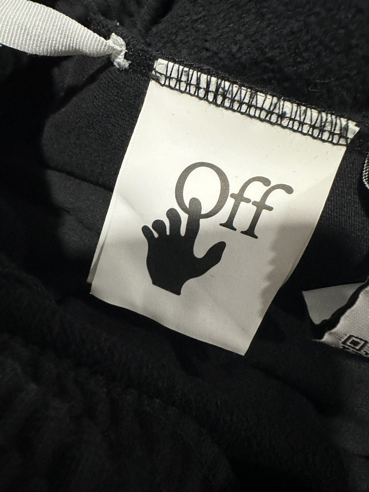 Off-White OFF-WHITE BLACK KNIT DIAGONAL BRUSHED STRIPE DETAIL TRACK Size US 36 / EU 52 - 6 Thumbnail