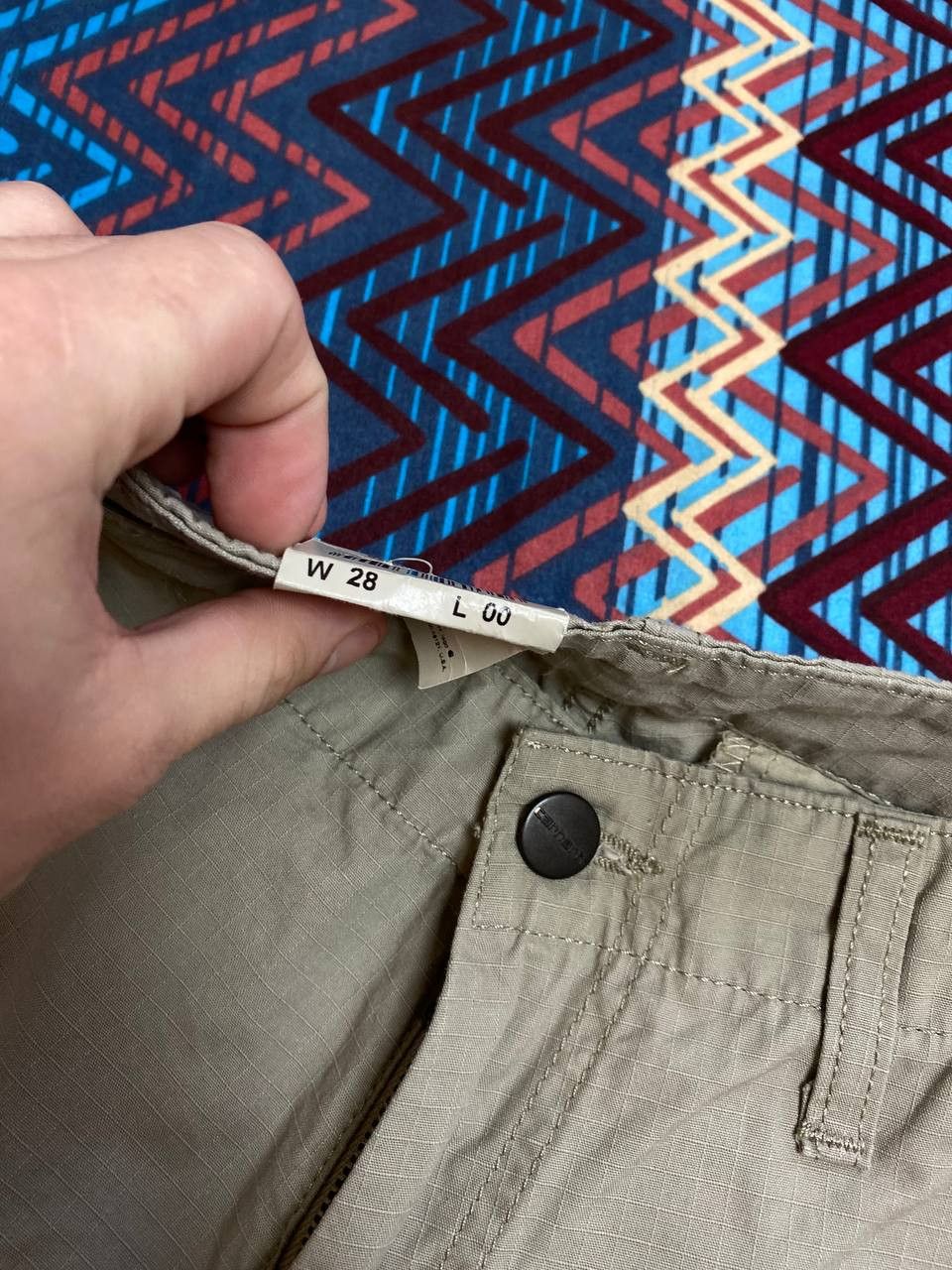 Carhartt × Vintage Vintage 90’s Carhartt Cargo Shorts Size US 28 / EU 44 - 4 Thumbnail