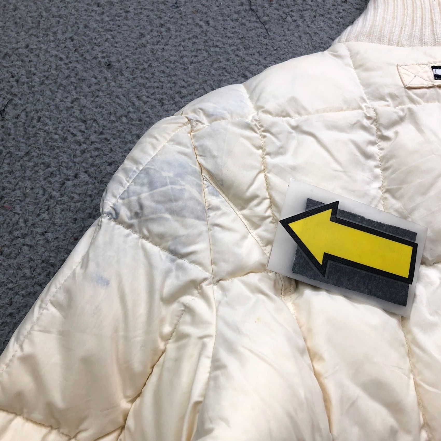 Tommy Hilfiger VINTAGE Tommy Jeans Hilfiger Quilted Puffer Jacket Womens Medium White Size 32" / US 10 / IT 46 - 4 Thumbnail
