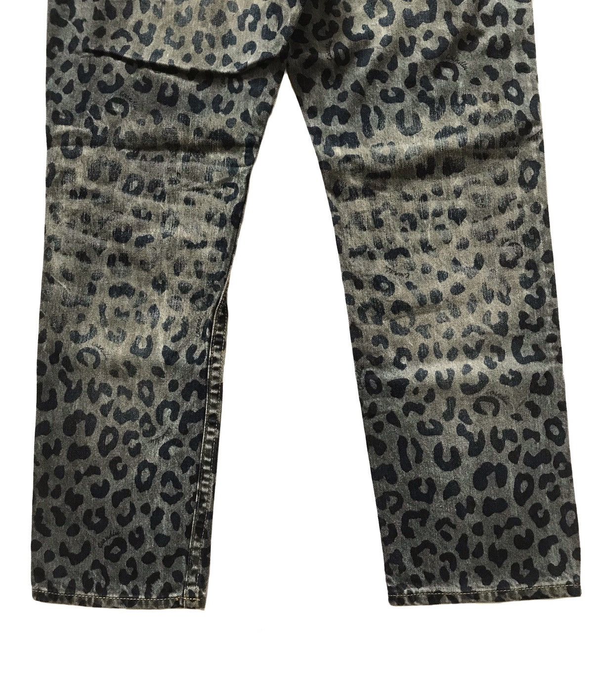 20471120 × Beauty Beast × Hysteric Glamour JAPANESE BRAND LEOPARD FULLPRINT JEANS Size US 30 / EU 46 - 6 Thumbnail