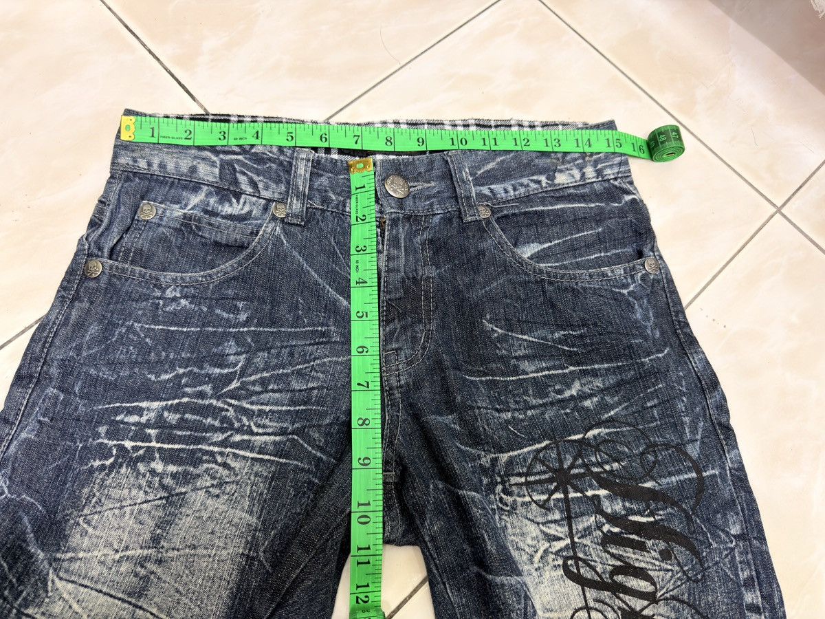 Hysteric Glamour Vintage Exit Lightning Wash Straight Y2K Poem Denim Jeans Size US 29 - 14 Thumbnail