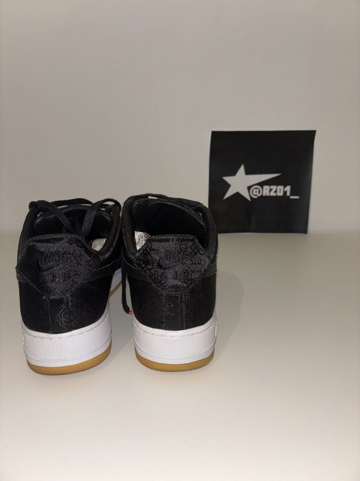 CLOT × Nike Nike x Clot Air Force 1 Black Silk - US 9 Size US 9 / EU 42 - 6 Thumbnail