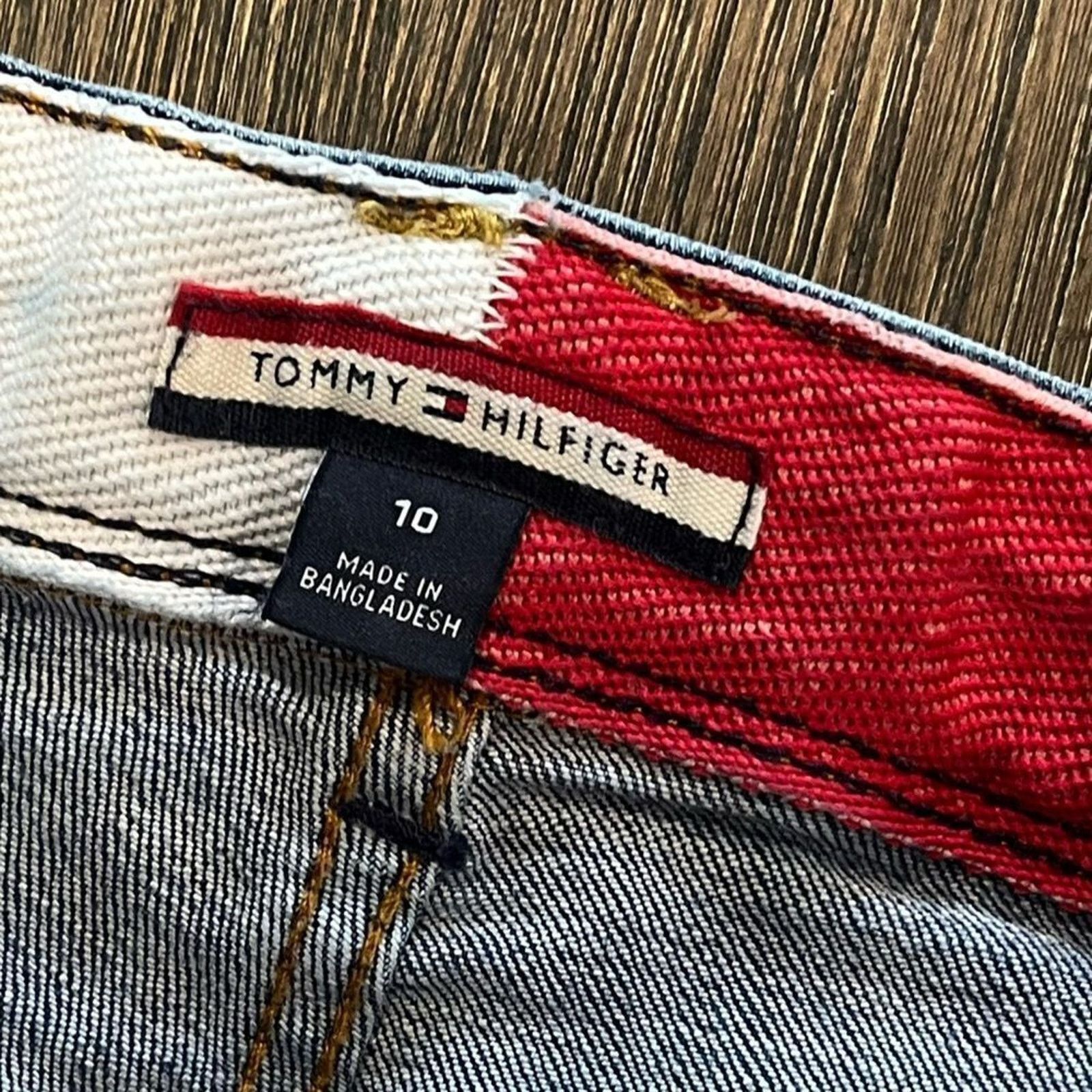 Tommy Hilfiger Tommy Hilfiger Straight Leg Dark Wash Mid Rise Jeans Size 10 Size 32" / US 10 / IT 46 - 6 Thumbnail