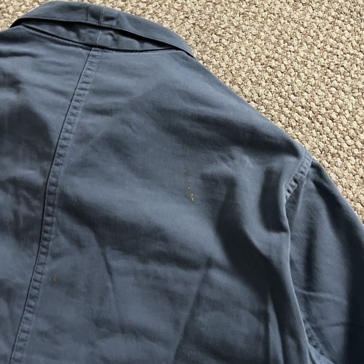 Le Laboureur Lutteurs vintage distressed works overshirt french jacket Size US M / EU 48-50 / 2 - 13 Thumbnail