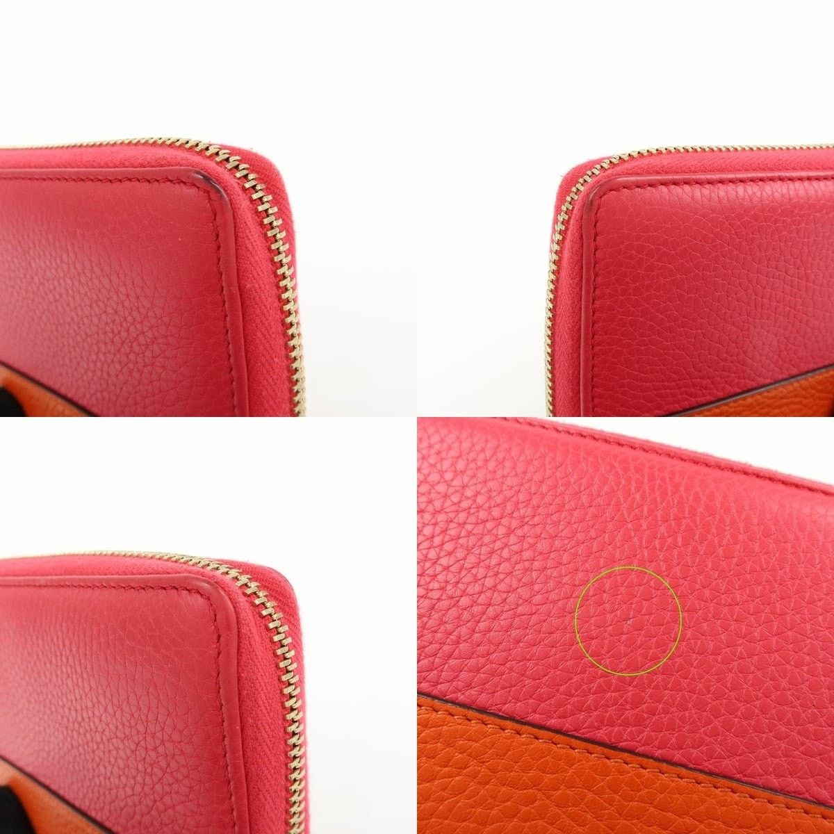 Gucci Gucci Bamboo Zippy Wallet Calfskin Multicolor Size ONE SIZE - 5 Thumbnail