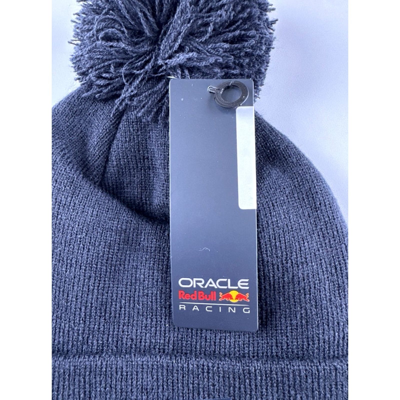 New Era Red Bull Racing F1 New Era Pom Beanie Hat Navy NWT Oracle Size ONE SIZE - 6 Thumbnail