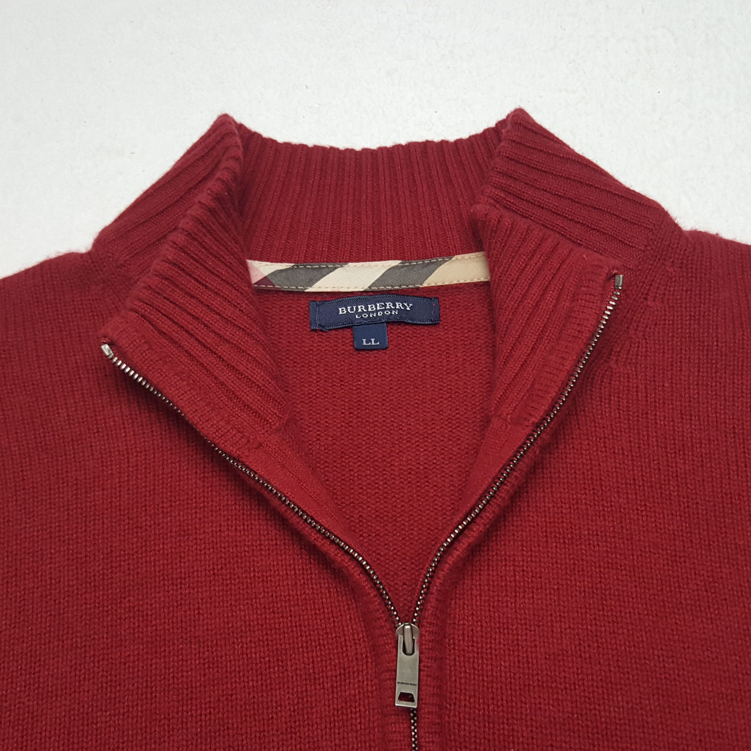 Burberry × Vintage Vintage Burberry London Custom Art Logo Knitwear Sweater Size US L / EU 52-54 / 3 - 5 Thumbnail