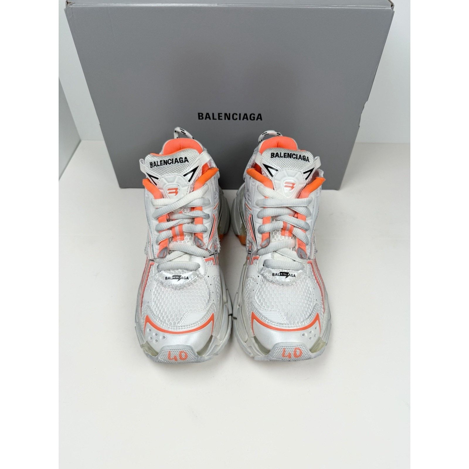 Balenciaga Size 40EU/7US - Balenciaga Runner White/Runner NEW Size US 7 / EU 40 - 4 Thumbnail