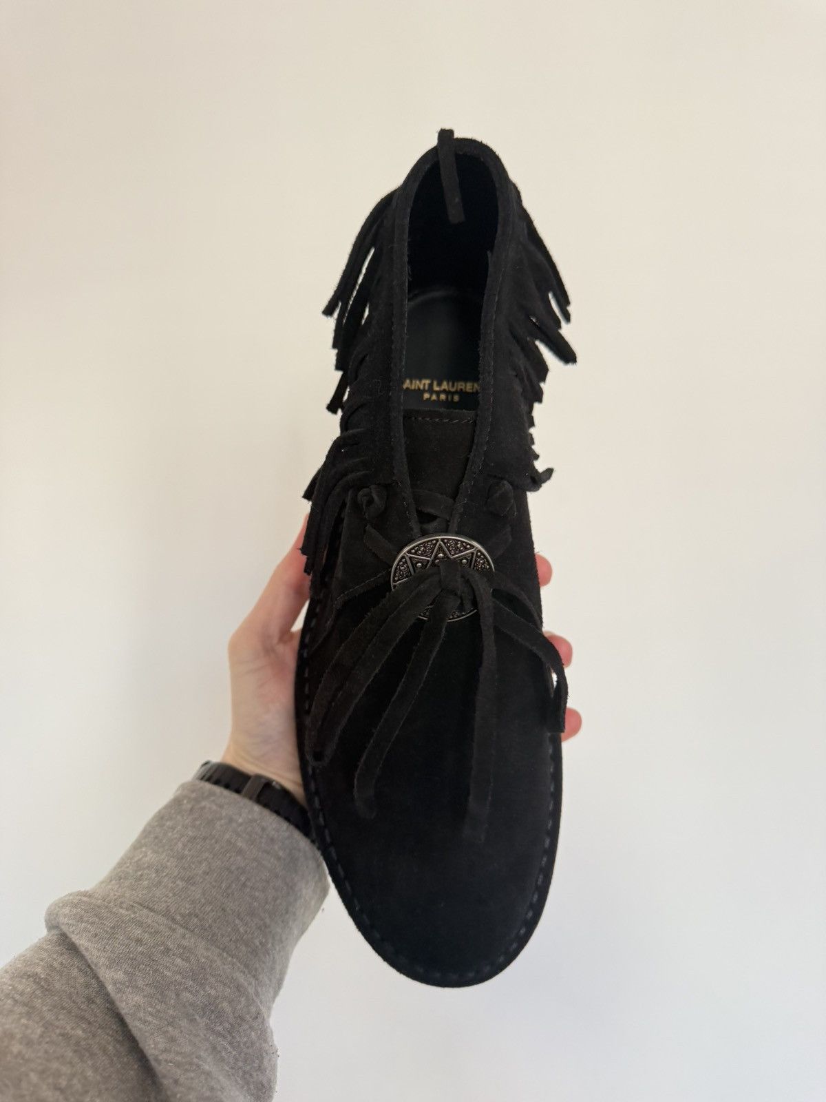 Saint Laurent Paris Saint Laurent Nino Fringe Shoes Size US 8 / EU 41 - 4 Thumbnail