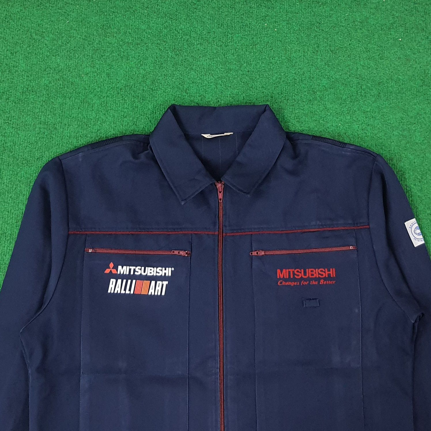 Japanese Brand Vintage Mitsubishi RalliArt Racing Sports Jacket C247N24 Size US M / EU 48-50 / 2 - 3 Thumbnail